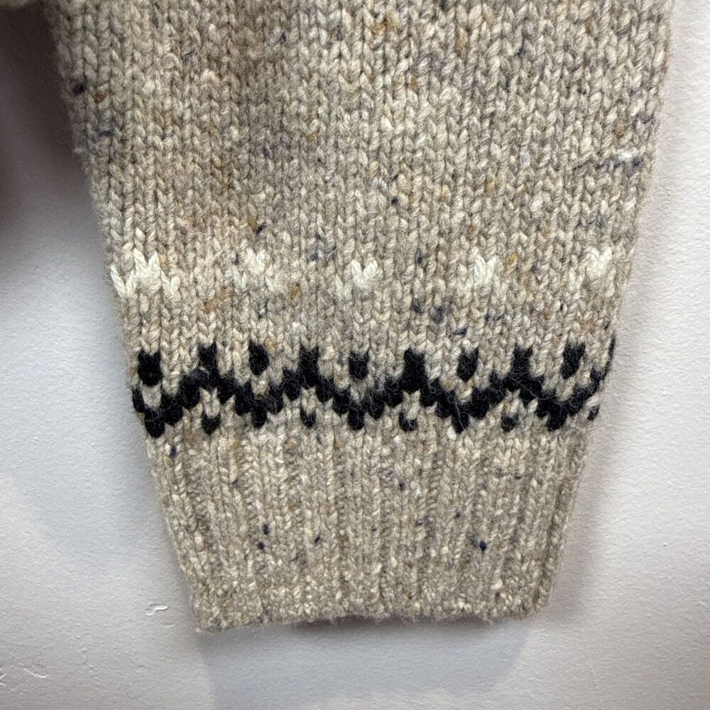 J. Crew Fair Isle Wide Mockneck Sweater Size Small Merino Lambswool Alpaca - Picture 9 of 9